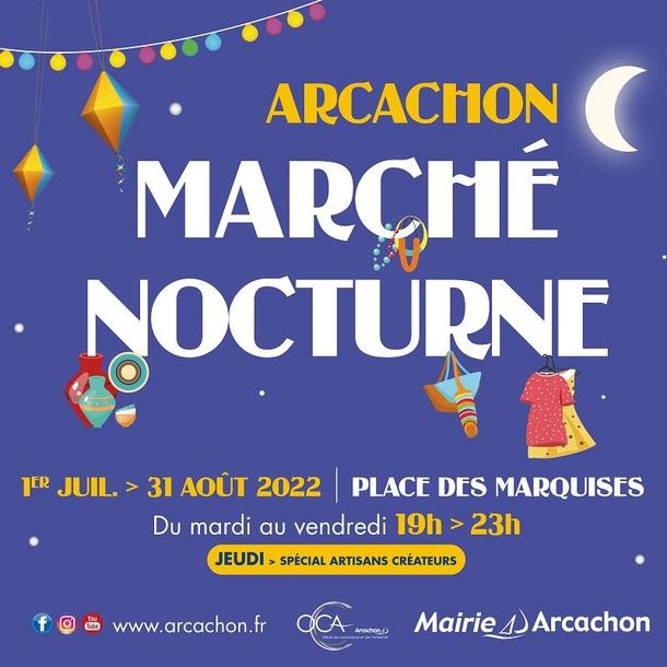 Marché nocturne Arcachon